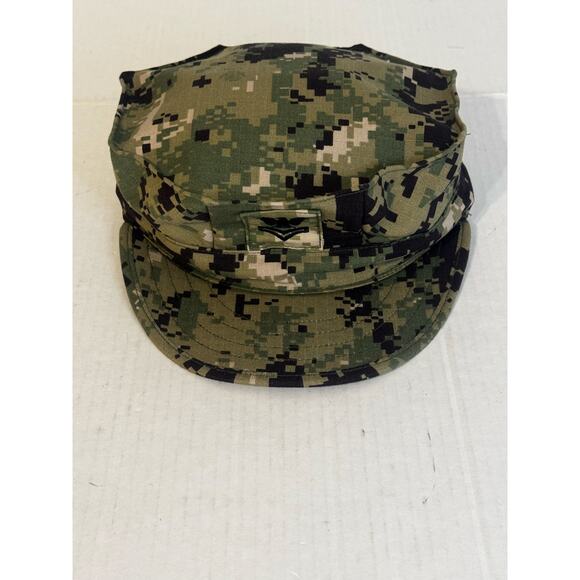 Sekri Industries U.S. Navy Camo Work Hat Rip Stop 7 3/8‎ - Picture 1 of 4